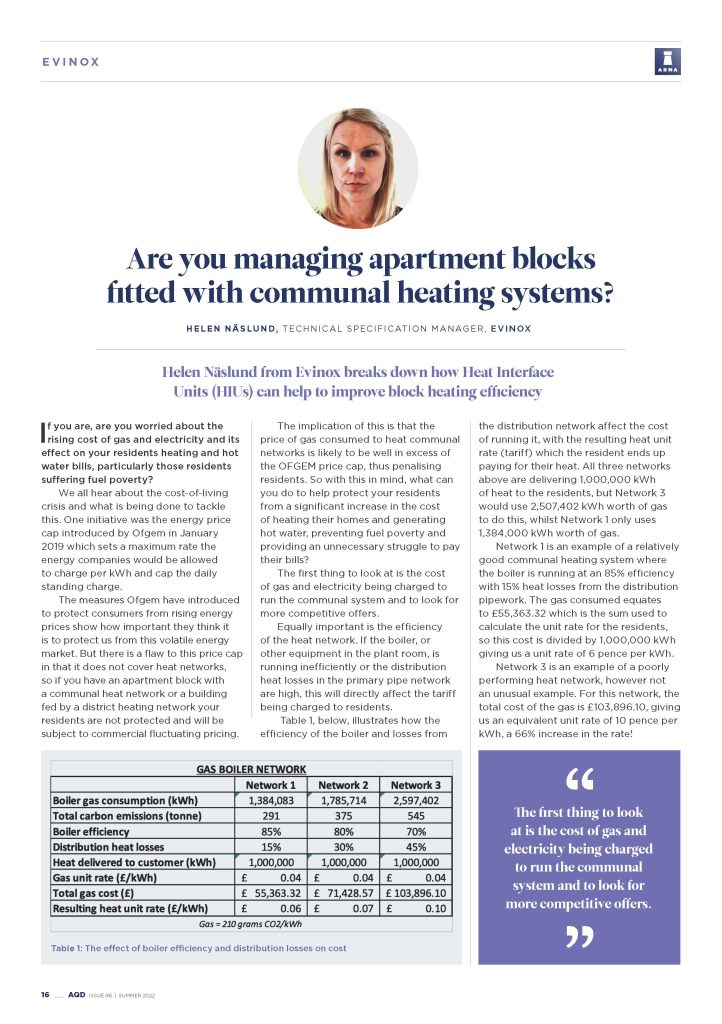 Are you Managing Apartment Blocks Fitted With Communal Heating Systems?